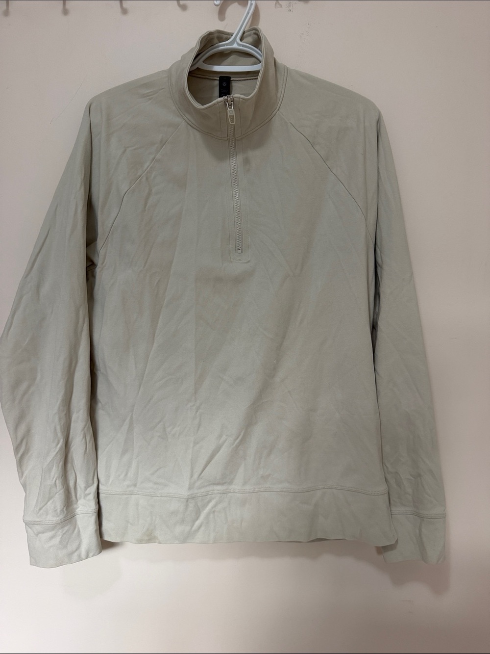 lululemon athletica Men's Quarter-Zip Pullover - Light Beige